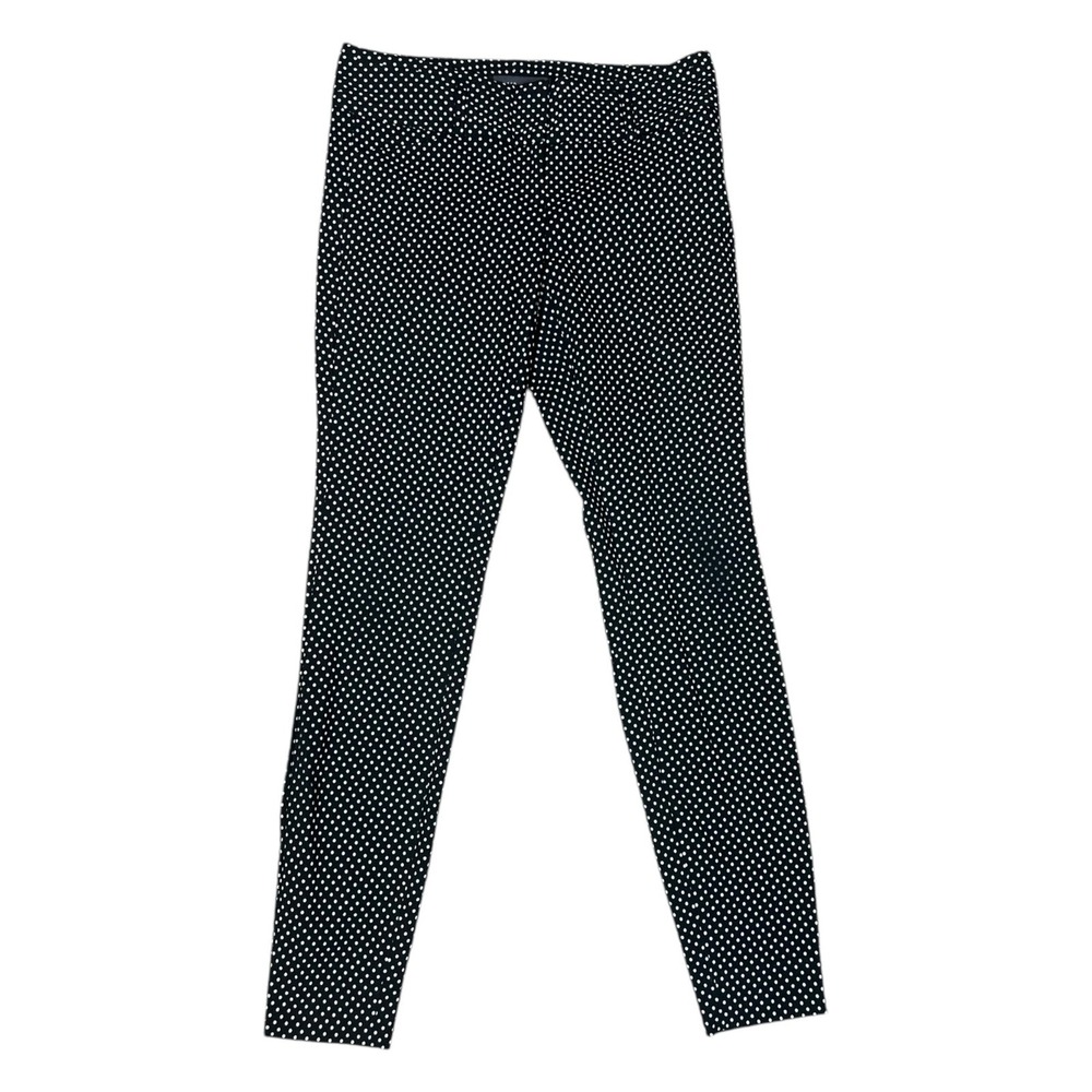 The Limited Polkadot Stretch Dress Pants‎ Women's Size 0 Black White